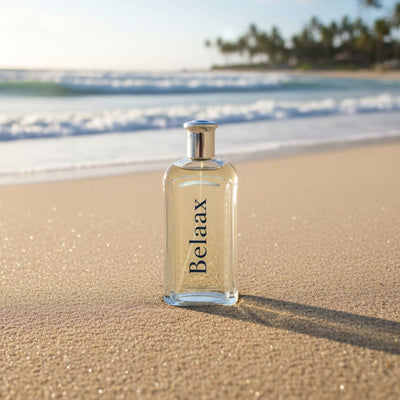 BELAAX Beach Perfume – Fresh Aquatic Long Lasting Eau De Parfum 100ml | Summer Fragrance